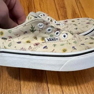 Toddler Girls - Floral print- VANS Sneakers - Size 12